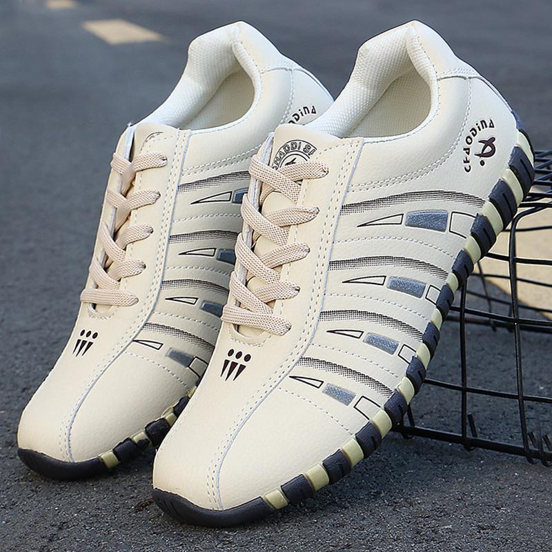 Новые женские кроссовки спортивная обувь женская полосатая на шнуровке для бега повседневная обувь женские кроссовки размер 35-41