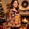 Christmas Print Bag Casual Handbag for Women