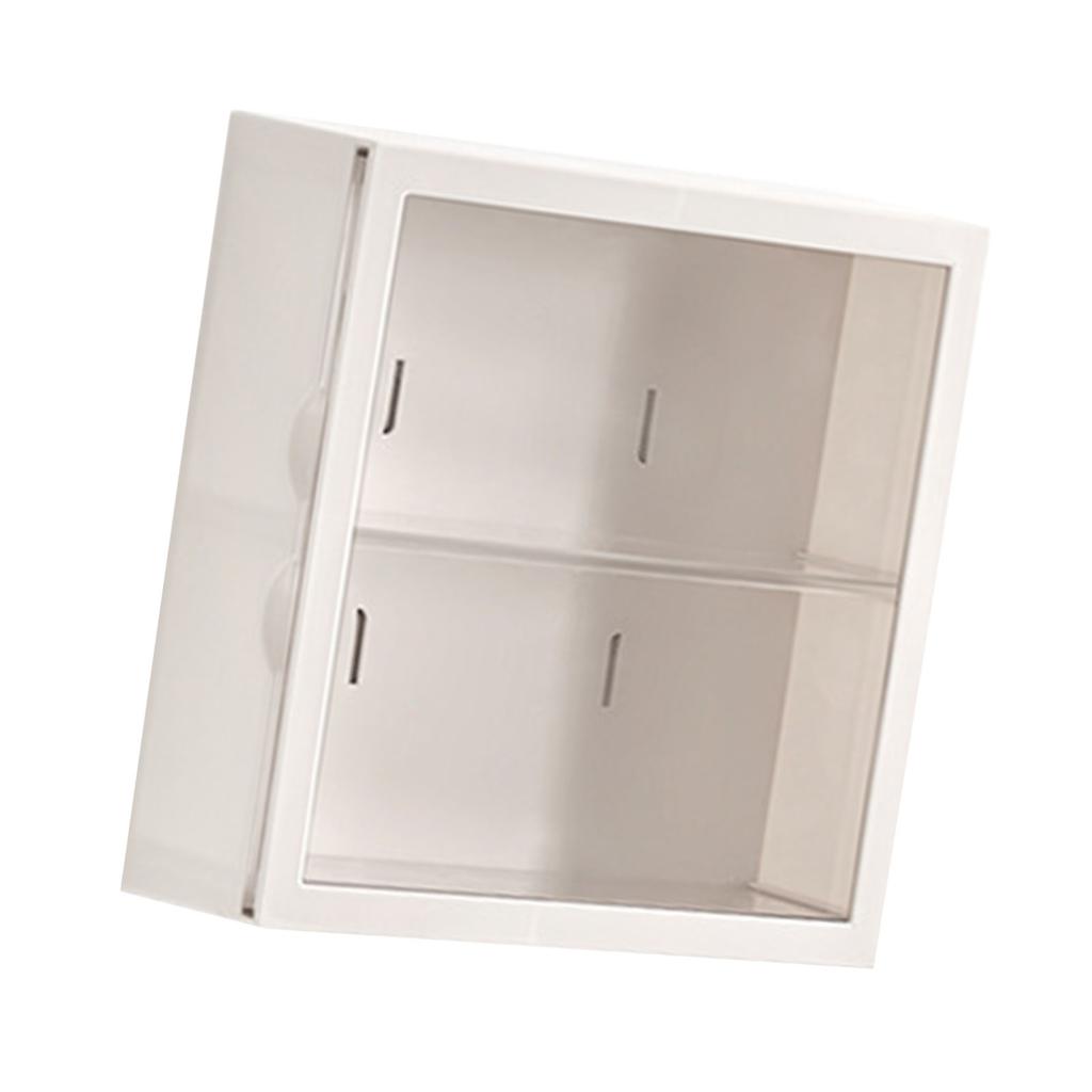 Настенная витрина с глухой коробкой, витрина для фигурок, стойка для хранения изделий ручной работы, пыленепроницаемая