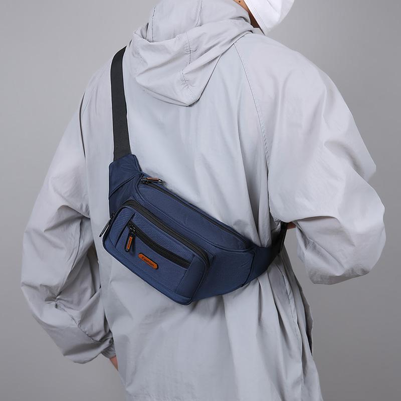 Men's Ultra Thin Lightweight Anti-Theft Sports Waist Bag for Outdoor Running Travel Essential Compact Mobile Waist Pack