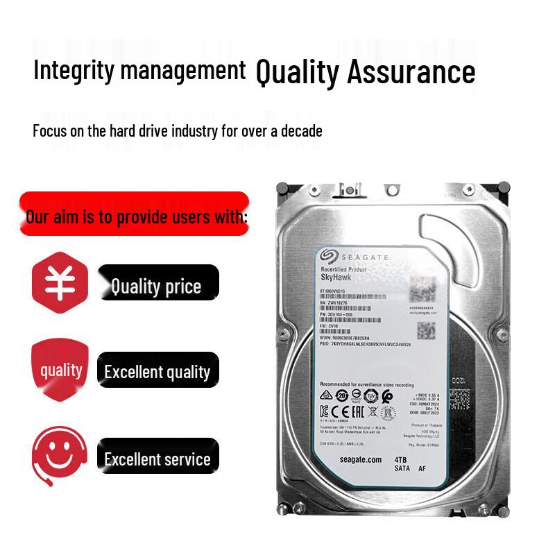 Seagate 4TB SkyHawk Surveillance Hard Drive