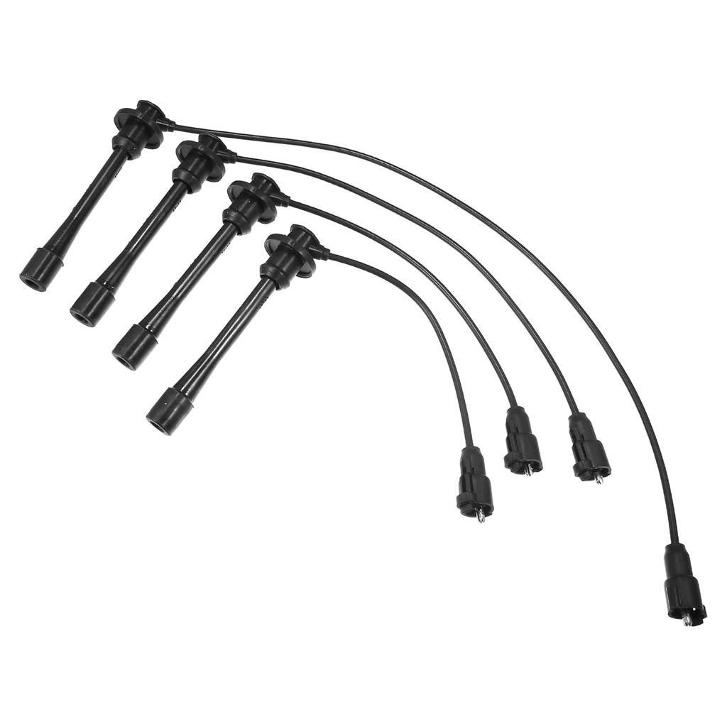 ACROPIX Car Spark Plug Coil Wires Ignition Coil Harness Cable 5mm Fit for Toyota Tacoma 4Runner 1997-2000 2.4L 2.7L No.9091922387 - Pack of 4