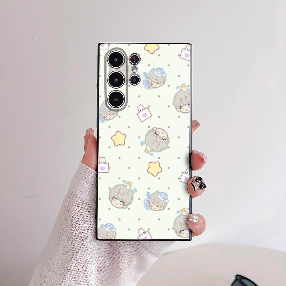 Кейс Caleb Love и Deep Space для Samsung Galaxy S25 S24 S22 S23 Ultra S21 S20 Plus Матовый Нескользящий Полное Покрытие Мягкий Чехол