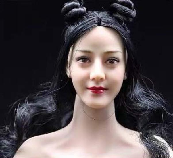 Масштабная фигурка белая кожа жемчуг C азиатская сексуальная милая красавица голова и одежда не [TOYBARJAPAN] 1/6 (тело включено)