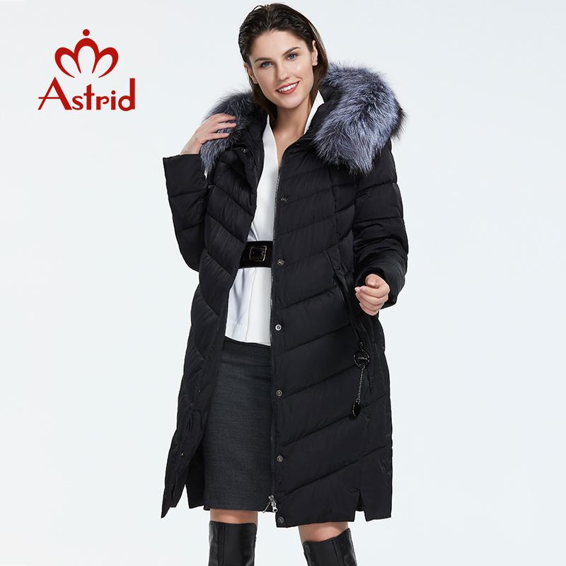 Astrid Winter Jacket Women Parka Plus Size 6xl Fur Long Hooded Warm Zipper Cotton Coat Office Lady Outwear
