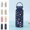 1L Thermal Water Bottle Creative Floral Insulated Bottle Reusable Outdoor Insulated Mug  Household