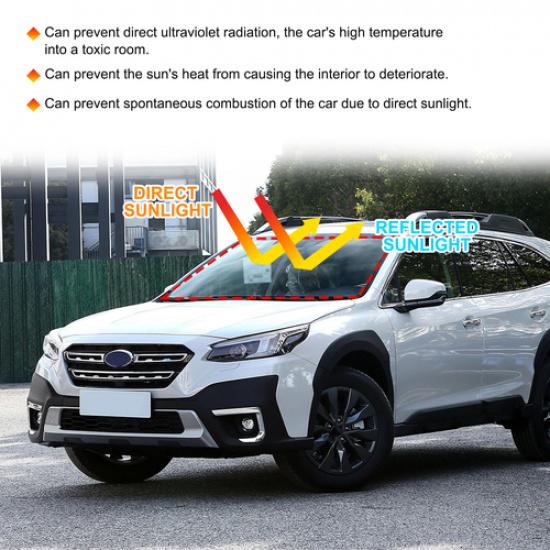 Автомобильная солнцезащитная шторка на лобовое стекло для Subaru Outback -24