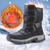 New Men's Snow Boots Winter Waterproof Men's High Top Fishing Boots 2024 Outdoor Anti-Slip Plush Keep Warm Men's Cotton Shoes