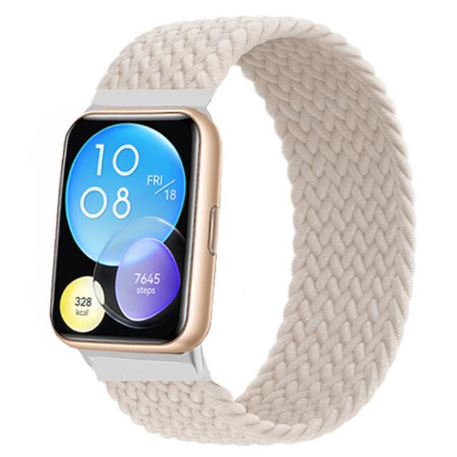 Эластичный нейлоновый ремешок без пряжки для Huawei Watch Fit 2 Sport, плетеный ремешок, наручные аксессуары для умных часов Huawei Fit 2 Watch