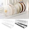 Кухонная полка для хранения, выдвижная противоскользящая пластина из нержавеющей стали, крышка кастрюли, миска для посуды, держатель для сушки, разделочная доска, дренажная подставка