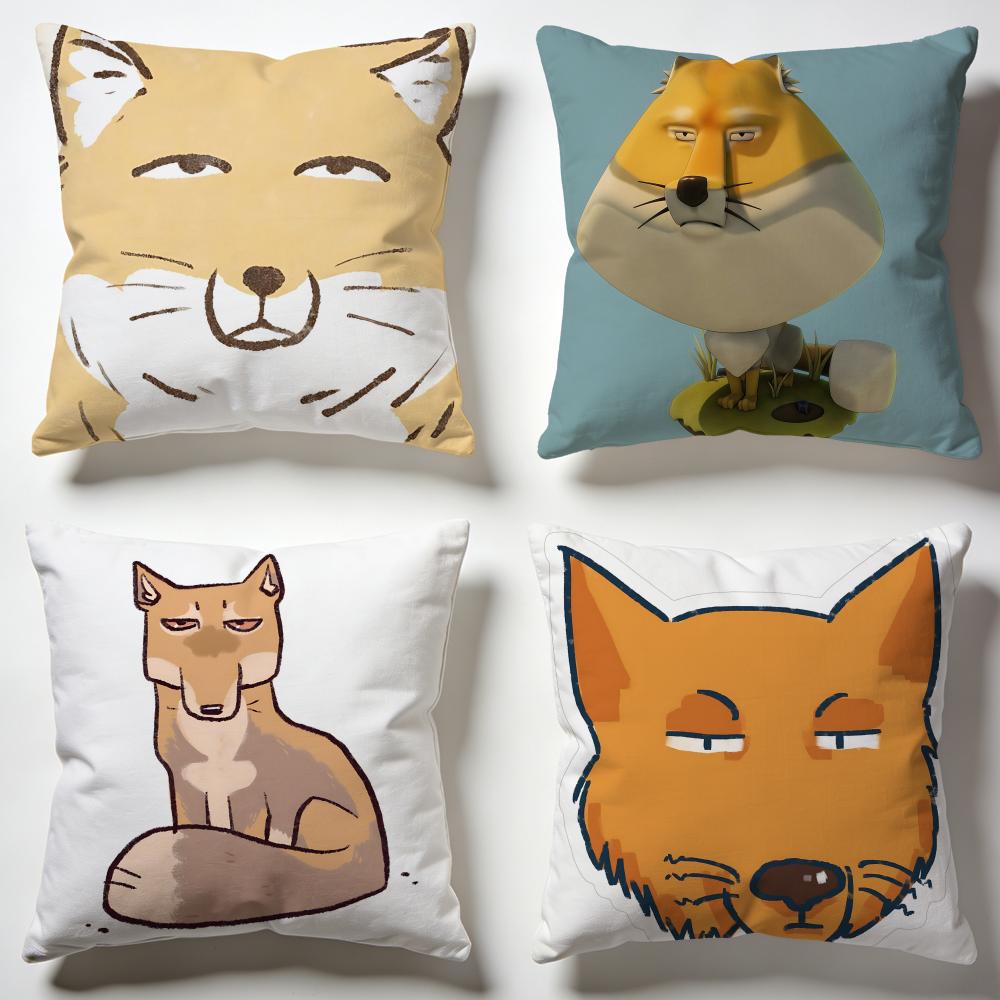 Elusive Tibetan Fox Cushion Cover Soft Pillow Cases for Home Bedroom Living Room Sofa