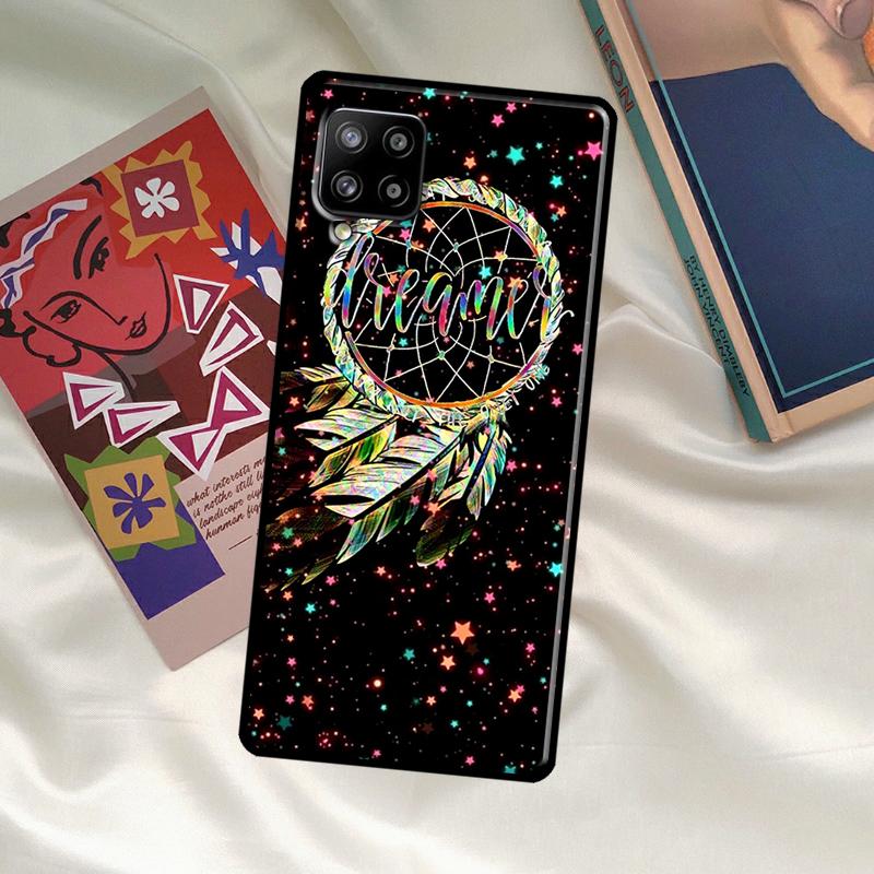 Ретро Ловец снов с перьями для Samsung Galaxy A56 A36 A06 A13 A53 A32 A12 A22 A52 A35 A26 A16 A55 A15 A54 A34 A14