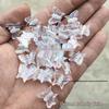 Прозрачные бусины-бабочки AB Белые 13x16 мм для DIY украшений и аксессуаров