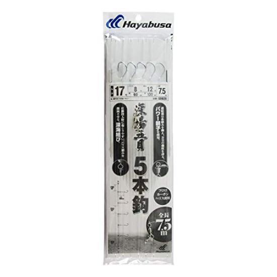 Hayabusa Глубоководный набор Dotsuko Deep Sea Gomoku SD828 5 крючков 17-8-12