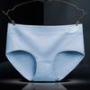 4pcs Solid Color Women Underwear Lingerie Mid Waist Briefs Breathable Cotton Panties  Lady