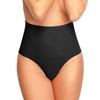 Women's One-piece Seamless High Waisted Briefs Compression Thong Shaping T-shirt Panties