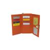 Orange Large Size Cat Card Holder With Coin Compartment Plc1090