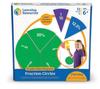 Learning Resources Magnetic Fraction Magnetic Circles for Learning LER 1616 Double-Sided Circles, Fractions,