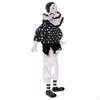 15inch Porcelain Teardrop Clown Doll Wearing Outfits, Funny Harlequin Doll, Props, Halloween Decor