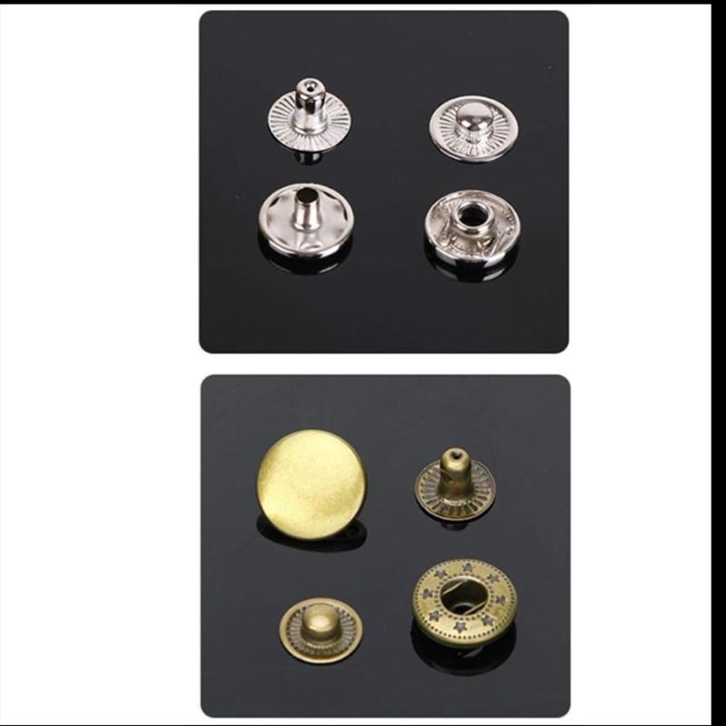 15 ММ Кнопки-застежки для шитья одежды, сумок и аксессуаров, Джинсовые брюки, Кнопки-заклепки, Аксессуар для ремонта