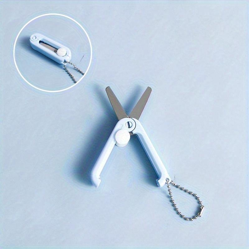 1PC Creative Mini Portable Folding Scissors - Stainless Steel Compact and Easy To Use
