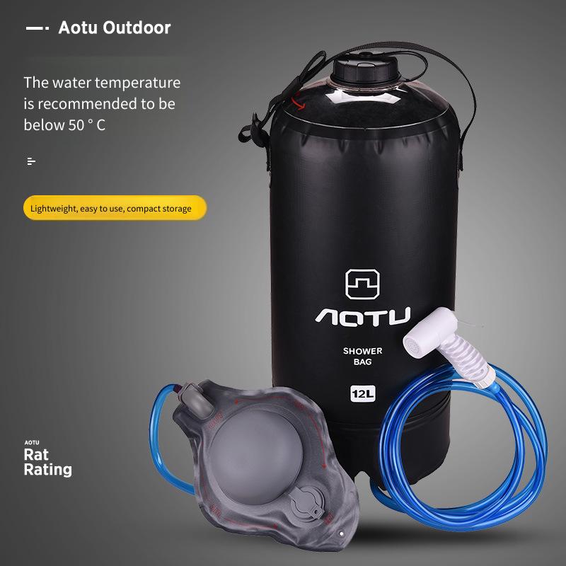 1 шт. 12 л уличный душевой мешок бытовой мешок для воды устройство для полевого купания портативный мешок для летнего купания на открытом воздухе без использования солнечной энергии