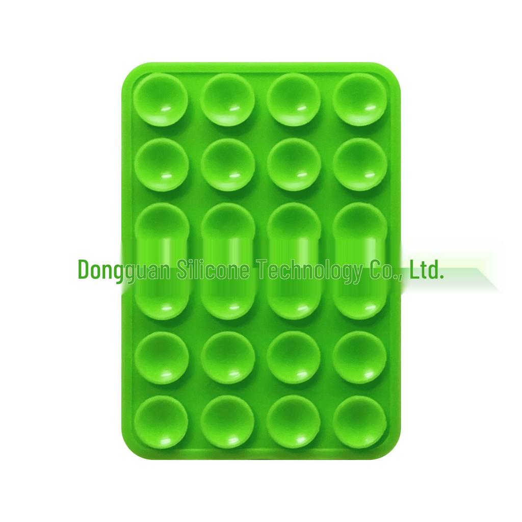 Черная силиконовая противоскользящая подставка для телефона: 24 Портативные, Минималистичные Наклейки на Присосках
