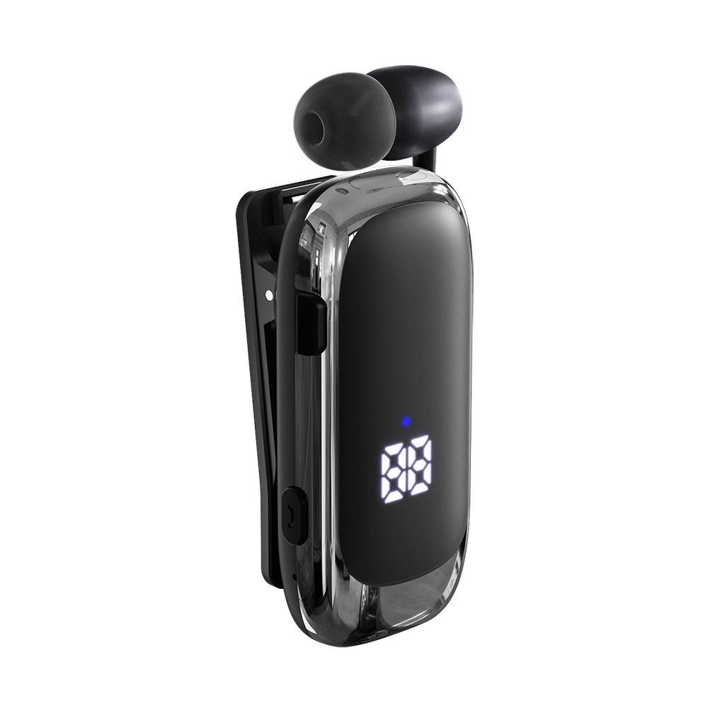 Беспроводная гарнитура K88 Lavalier Business Bluetooth 5.4 для звонков/музыки, 20-часовое напоминание с вибрацией и микрофоном, шумоподавление, наушники