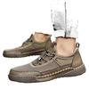 New summer sports shoes men's hollow breathable mesh shoes one pedal soft sole fashion light rest