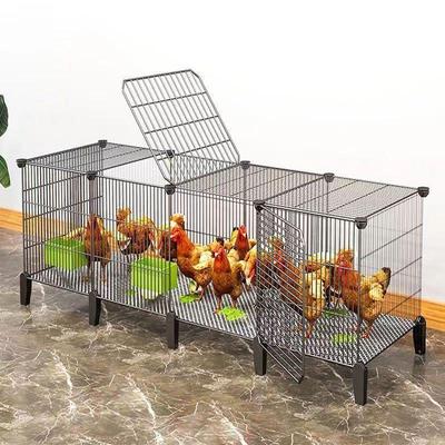 Многоярусная клетка для кур, уток и голубей с туалетом для свободного выгула