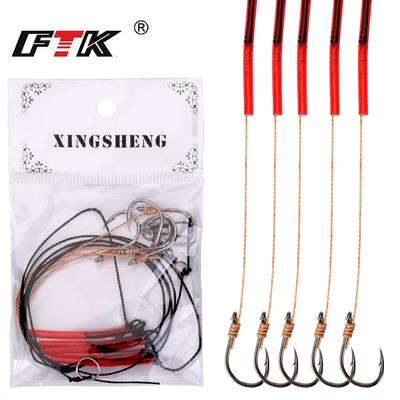 1 крючок из высокоуглеродистой стали с 5 маленькими крючками Снасти, спиннинговые снасти, наживка, приманки