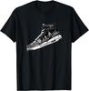 Downtown Chicago Sneaker Black and White Graphic T-Shirt