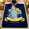 Flannel BlanketFuturama Warm Soft Throw Blanket for Indoor Sofa Bed Living Room Use