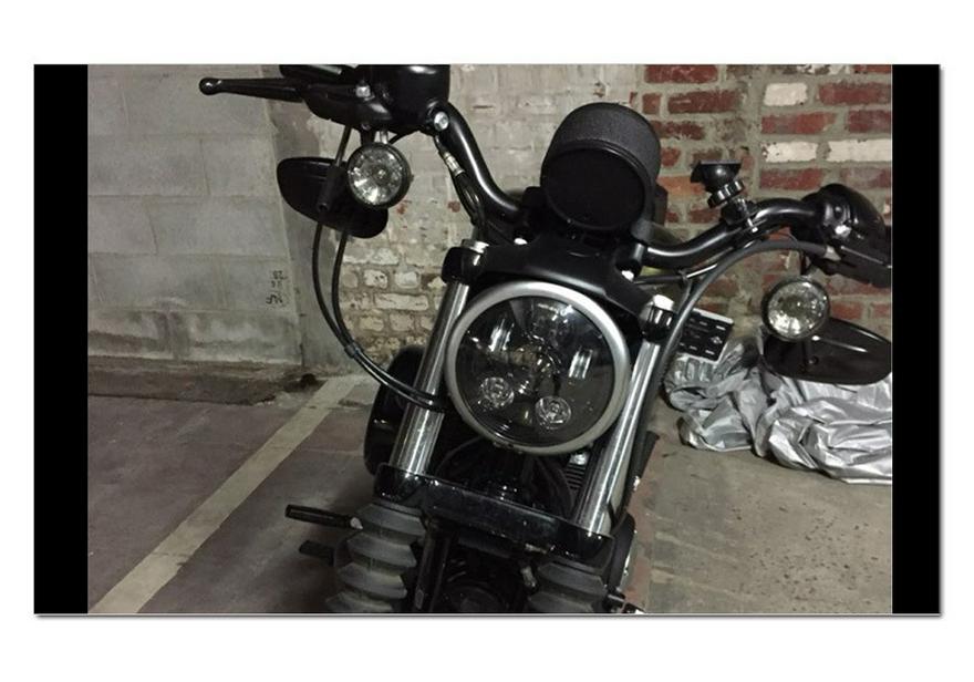 Светодиодная фара 5,75 дюйма для Harley x48, Dyna, 883R, 750, 1200, Benelli 250 Мотоциклов и Скутеров