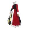 Queen of Hearts Cosplay Costume Alice in Wonderland Red Queen European-Style Dress