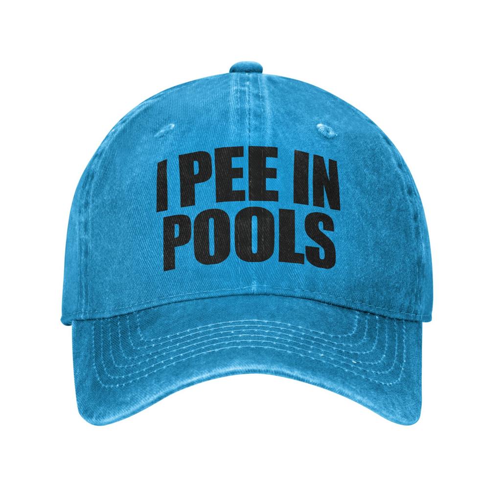 Funny I Pee In Pools Casual Baseball Cap For Unisex Unisex Summer  Outdoor Sports Hip Hop Hats Streetwear Sun-Proof Baseball Caps