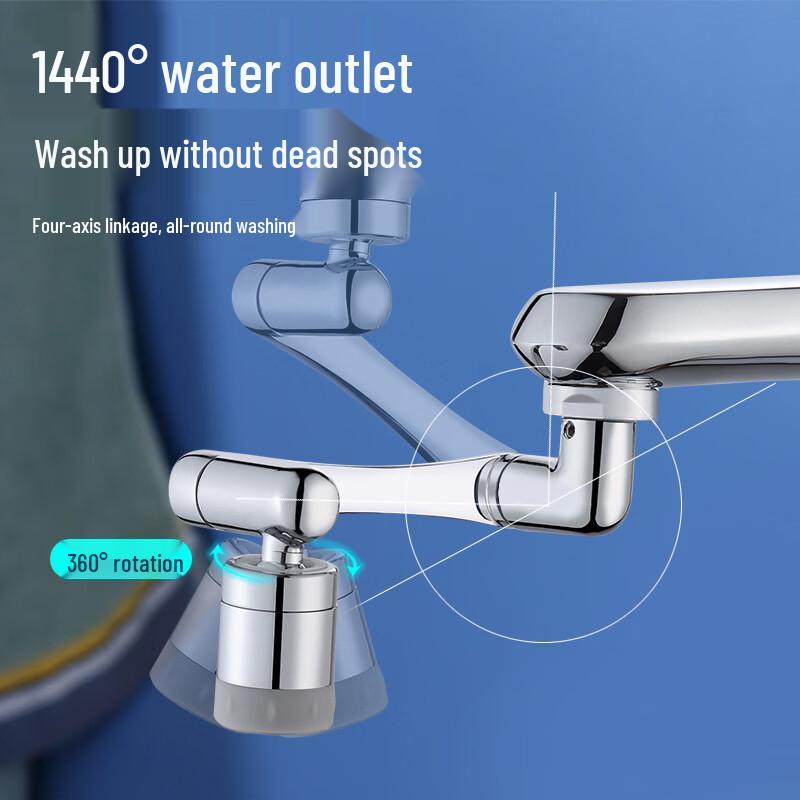 1080° Rotating Robotic Arm Faucet