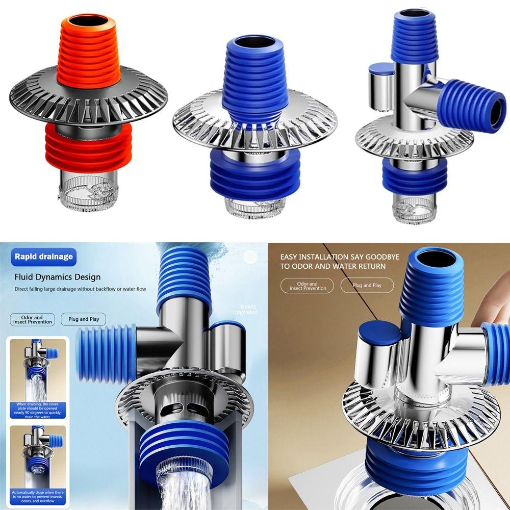 Multi Functional Floor Drain Connector Anti-odor Hose Adapter Washroom Accessories