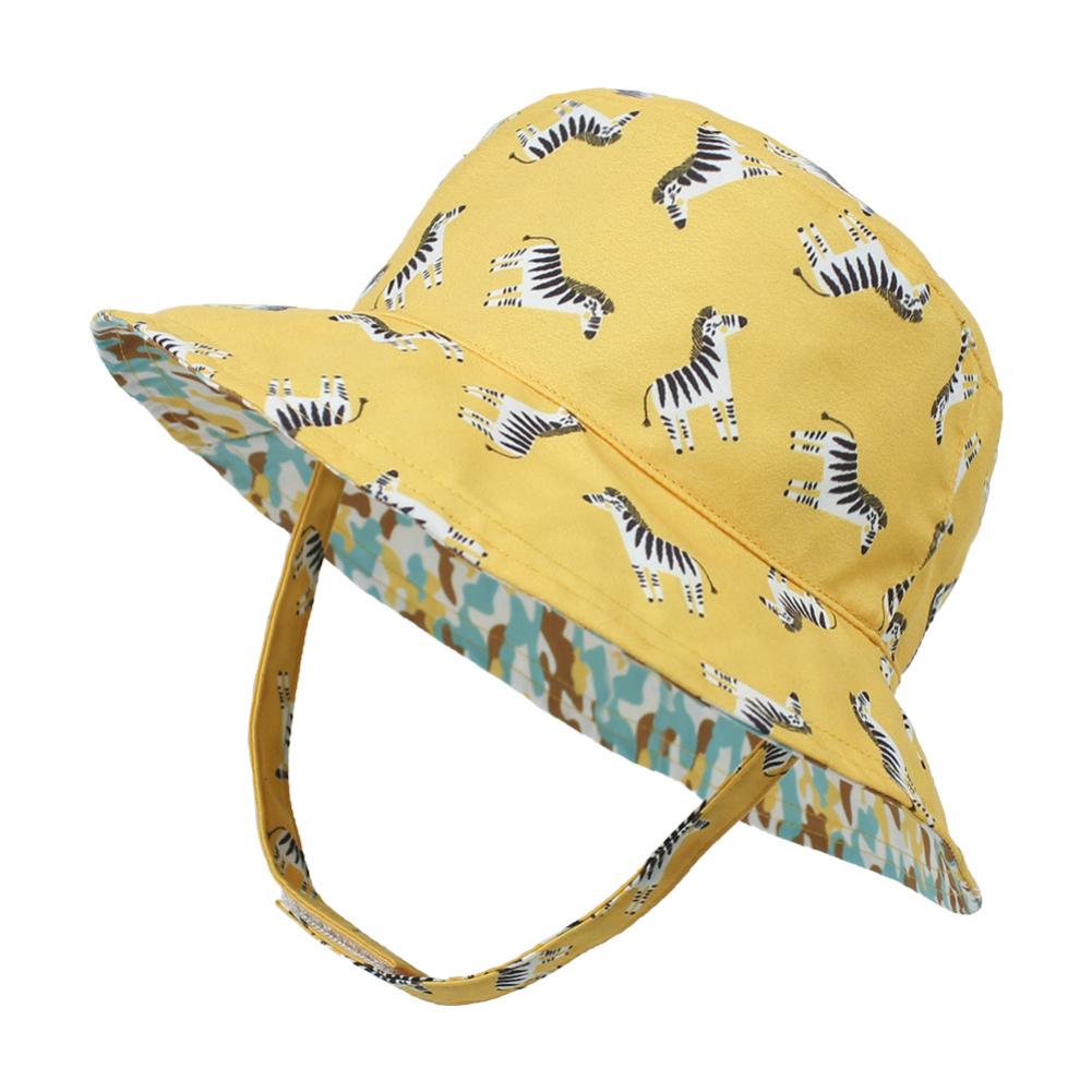 Sun Hat Cartoon Printing Sun Protection Toddler Bucket Hat Summer Reversible Fishing Cap
