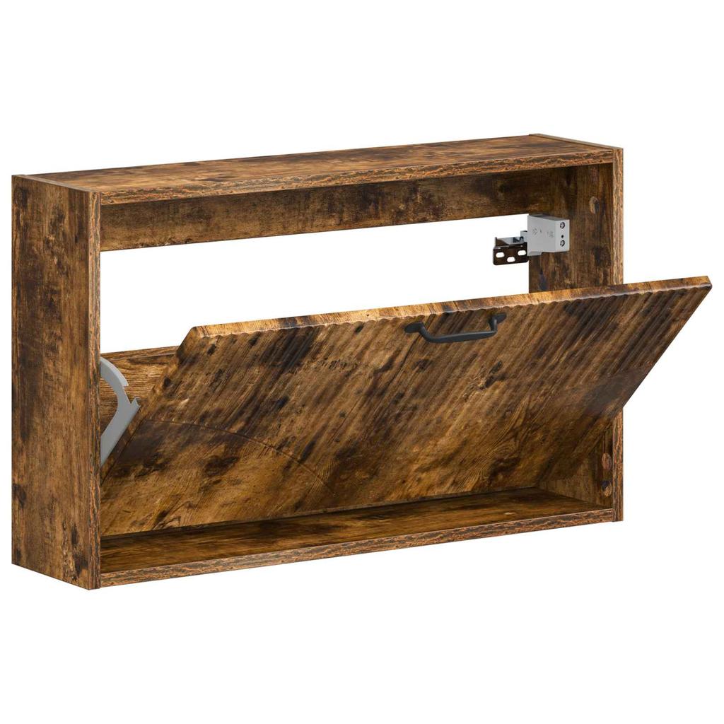Wall Mounted Shoe Cabinet HOORN 71 x 17 x 43 cm Engineered Wood