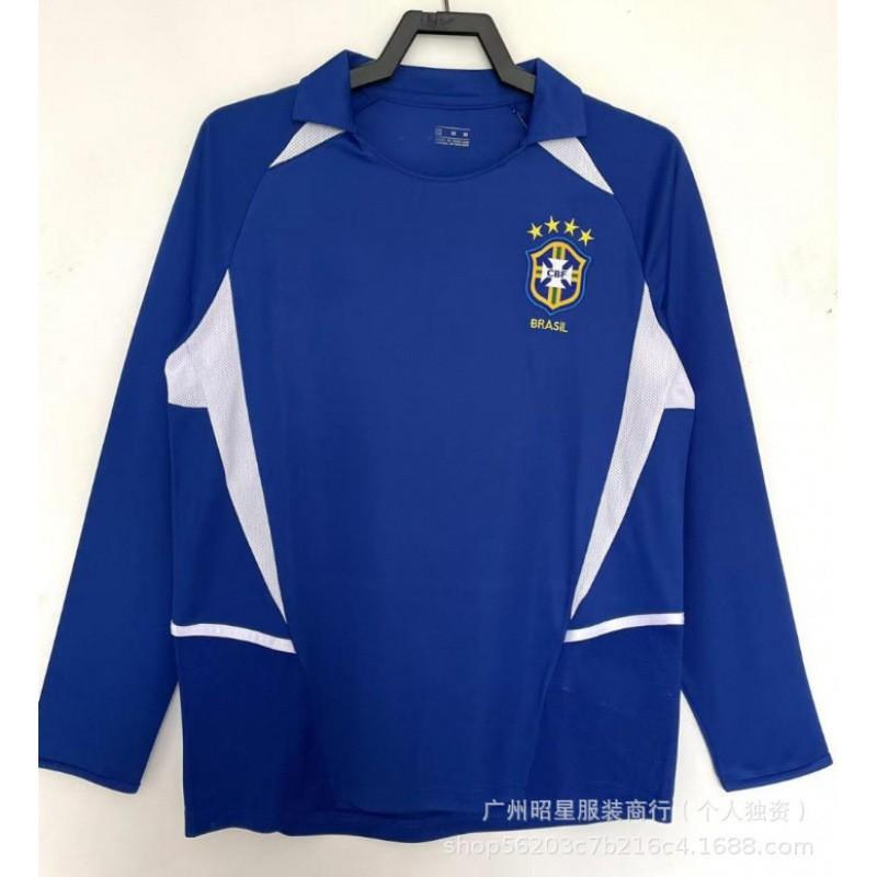 Vintage Long Sleeve Football Jersey 06 England Argentina Portugal Italy Brazil Sports Training Top