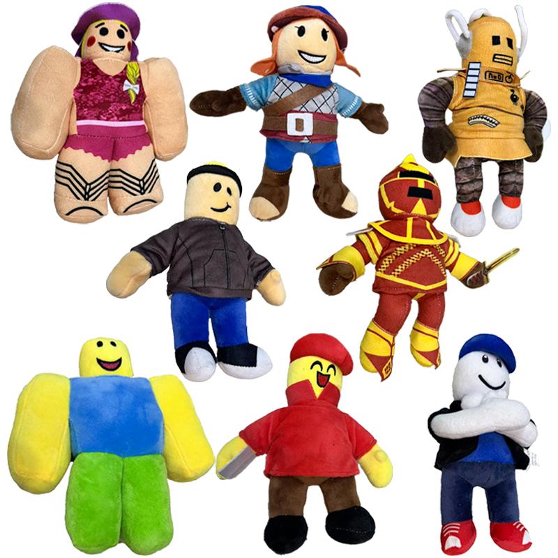 26 см Игровые Плюшевые Игрушки Roblox Кукла Капитан Камуфляж Мальчик Хэллоуин Мягкая Набивная Игрушка Подарок на День Рождения для Малышей Детей