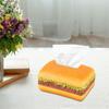 Desk Tissue Holder Hamburger Box for Home Decor Paper Towel Storage Napkin