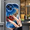 Phone Case: 2D flat design, fits iPhone 12, 13, 14, 15, 16, 17, 18 Pro, phone decor, night scene art, Halloween and Christmas gifts