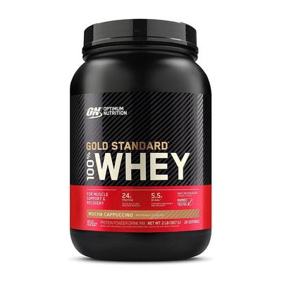 Gold Standard 100% Whey Protein Powder Drink Mix Мокко Капучино 28 порций, 2 фунта