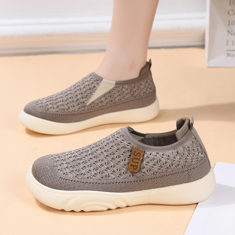 New Cloth Shoes, Women's Single Shoes, Soft-soled, Comfortable One-step Shoes, Casual Shoes
