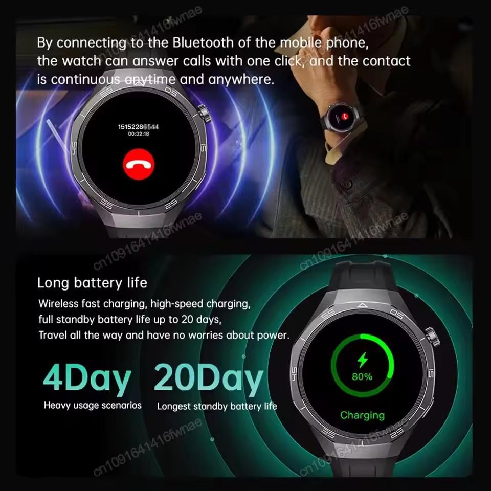 Новые часы Watch 5 Умные часы 5 Pro Мужские HD AMOLED Экран GPS Пульс Bluetooth Звонки IP68 Водонепроницаемые Мужские Умные часы Праздничные подарки