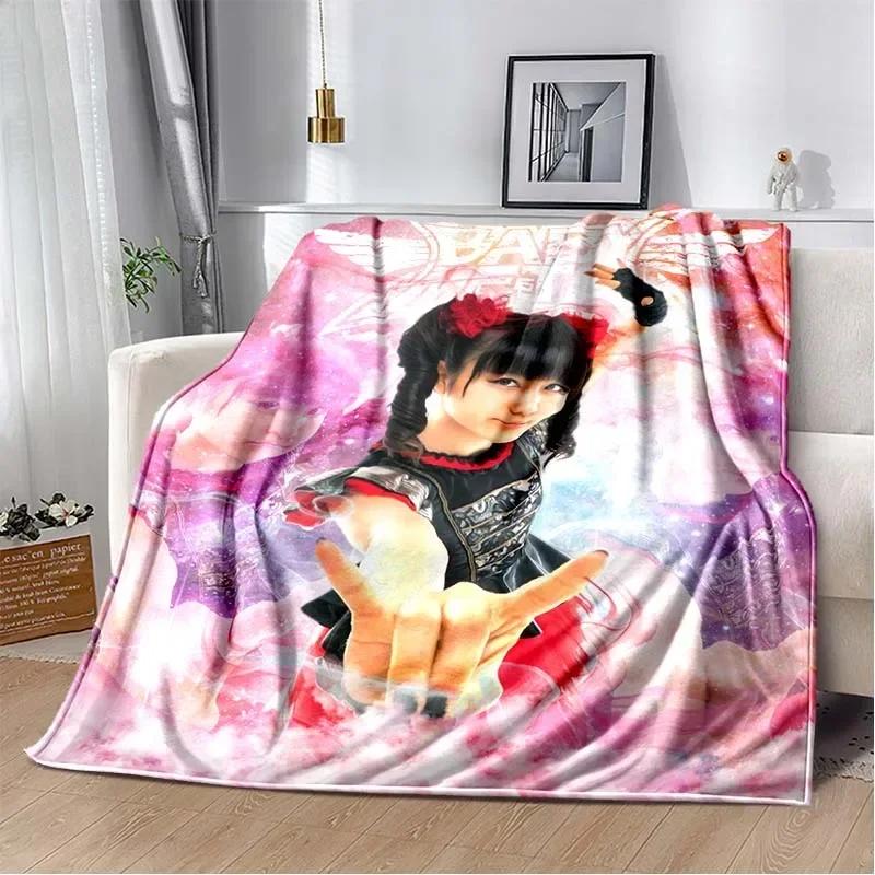 3D Плед с принтом Babymetal, Модный Мягкий Уютный для Гостиной Спальни Дивана Кровати, Плед для Путешествий, Подарок Ребенку на День Рождения