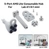 Компактный 5-портовый концентратор нитей для Lab A1MINI V2 Повышает эффективность печати Адаптер