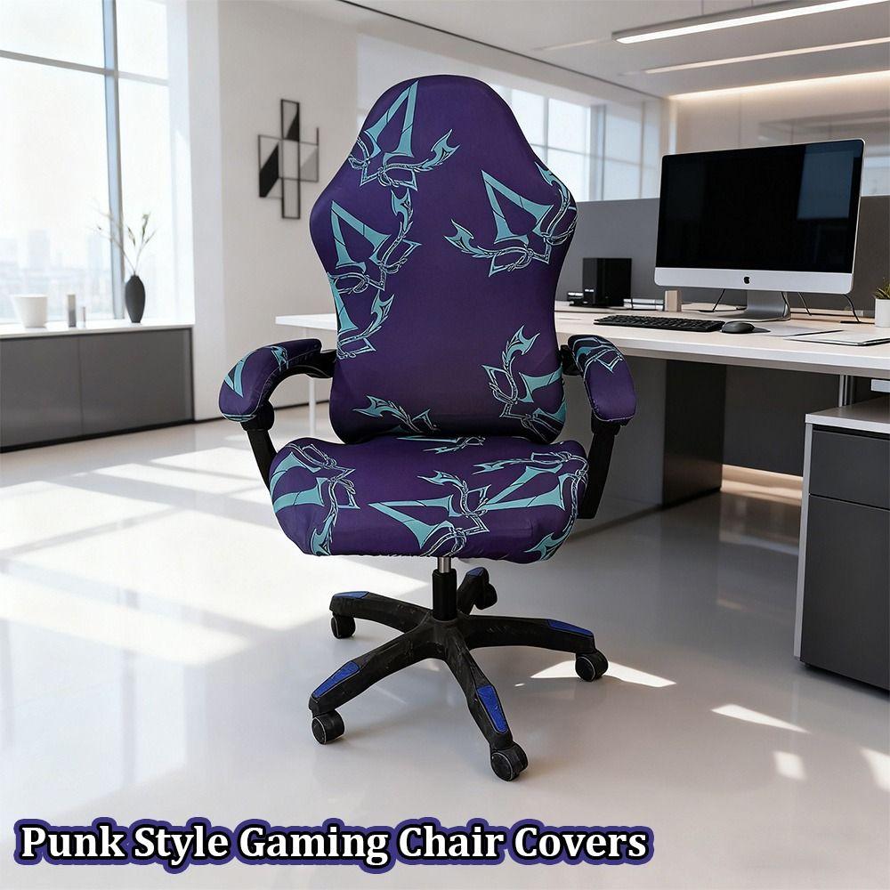 Stretchy Gaming Chair Covers Breathable Chair Cover Set Computer Chair Covers for Office Home